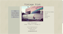 Desktop Screenshot of ilovevintagepink.com