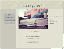 Tablet Screenshot of ilovevintagepink.com